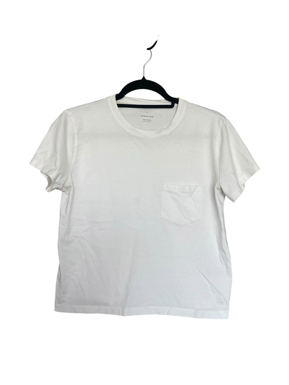 Everlane White Short Sleeve Pocket Tee